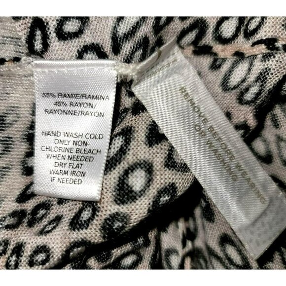 NWOT - Ann Taylor Loft brown and tan leopard print cardigan - size small - Picture 11 of 11